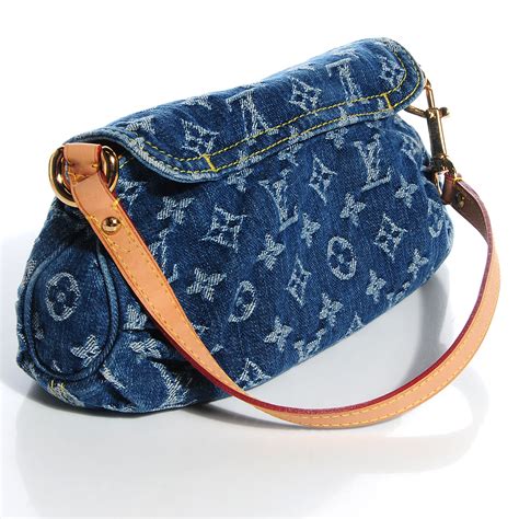 louis vuitton denim monogram shoes|louis vuitton monogram denim mini pleaty blue.